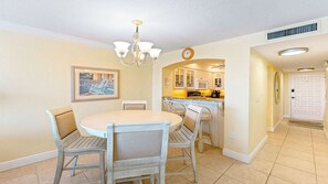 Spacious dining area, ideal for gathering with family and friends over delicious meals.