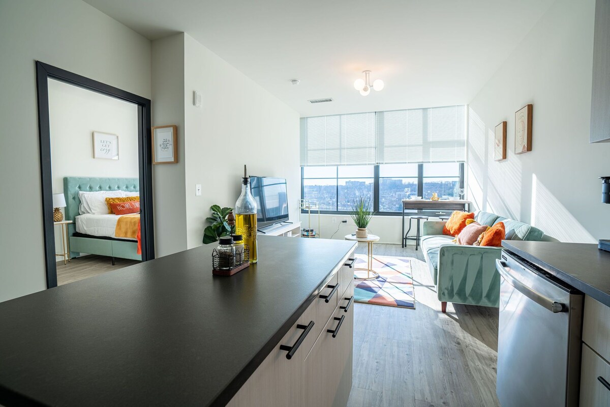 Cozy 1-Bedroom w/FREE Parking/RooftopPool/Doggy Park
