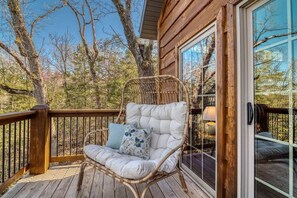 Relax on the back deck and enjoy the views!