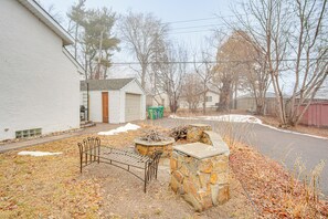 Home Exterior | Outdoor Fire Pit | Nearby Lakes & Bike Trails