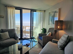 Living Room with Direct Ocean Views