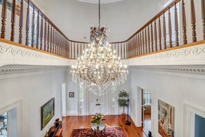 Exquisite Crystal Chandelier 6 foot tall and 5 foot wide!