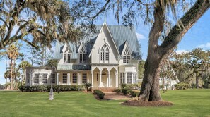 Front Exterior View of this Gothic Revival Home