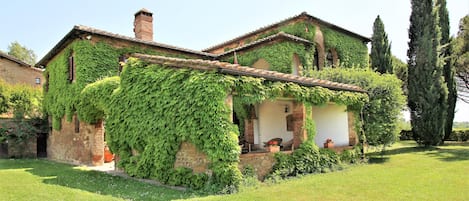 External view of the Villa from the garden