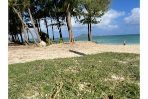 Across the street from Kailua Beach Park, Boat Ramp and near Lanikai Point