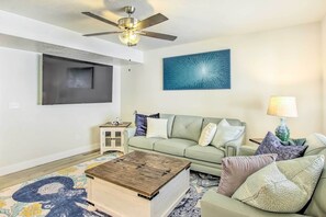 Living Room | 1st Floor | Smart TV | Ceiling Fan