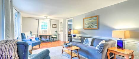 Yarmouth Vacation Rental | 3BR | 1BR | Stairs Required | 1,200 Sq Ft