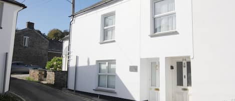 Front elevation  of 36 High Street Holiday Cottage, Padstow, North Cornwall