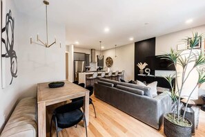 Dining area off the living room