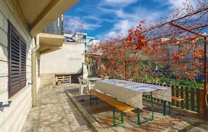 outside
