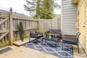 Private Patio | Central A/C | Pet Friendly w/ Fee