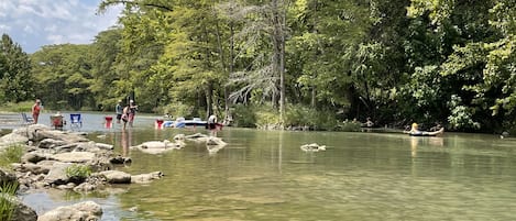 Vacation time at the Guadalupe River 