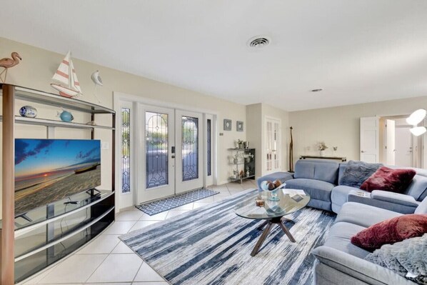 "May all your Netflix binges be epic and uninterrupted in this lounge."