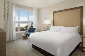 Primary bedroom comes with a king size bed and ensuite bathroom (Oceanfront).