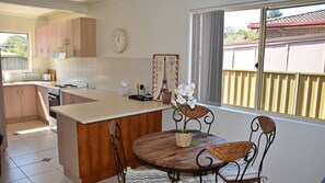 Kitchen and dining area.