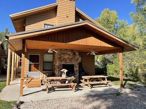 Backyard porch