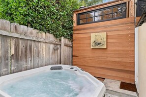 Three person hot tub!