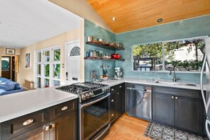Fully loaded kitchen with high-end appliances