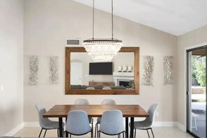 Enjoy a nice meal with your friends and family in this luxurious dining room