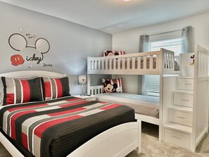 Room #4 Bunk Bed Twin + Full