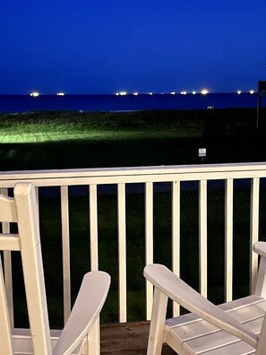 Ships at night from deck!