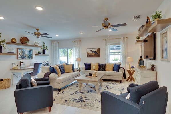 Port St. Lucie Vacation Rental | 4BR | 2BA | 2,053 Sq Ft | 1 Step to Enter