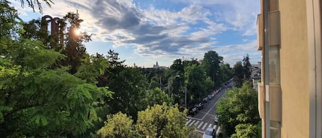 Vue depuis lâhĂ©bergement