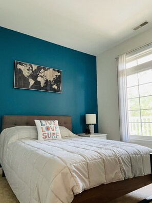 Bedroom 2 - Queen bed with desk and chair