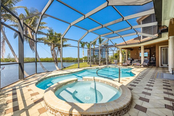 Private pool and spa vacation rental