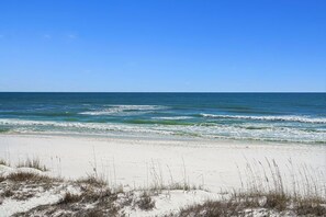 Bogey's Beach House - Beautiful Beachfront Vacation Rental with Ocean Views from Bedroom in Miramar Beach, Florida - Bliss Beach Rentals