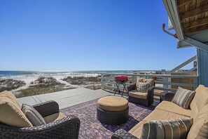 Bogey's Beach House - Beautiful Beachfront Vacation Rental with Ocean Views from Bedroom in Miramar Beach, Florida - Bliss Beach Rentals