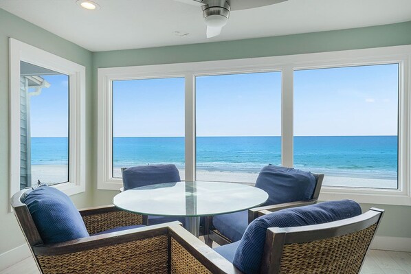 Bogey's Beach House - Beautiful Beachfront Vacation Rental with Ocean Views from Bedroom in Miramar Beach, Florida - Bliss Beach Rentals