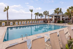 Oceanfront pool.