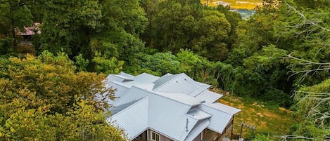 Aerial view of home