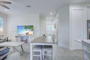 The Dining Set is In Between the Kitchen and the Family Room, In the Back of the Home