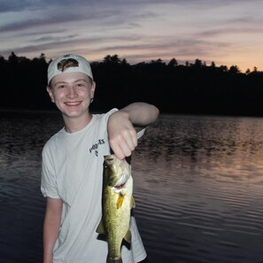 The fishing is great, even from the dock!