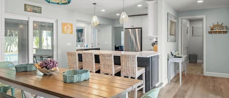 Open concept kitchen, renovated December 2024