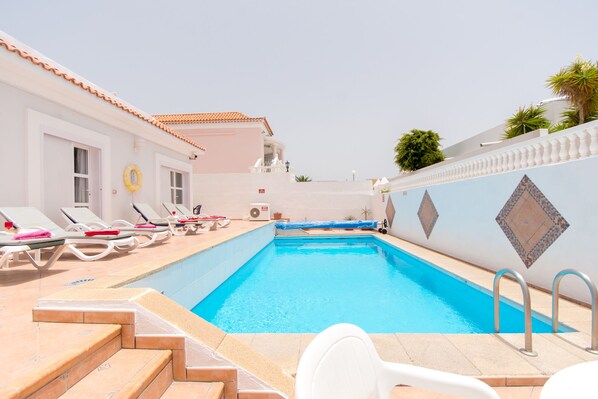 Private heated pool and terrace