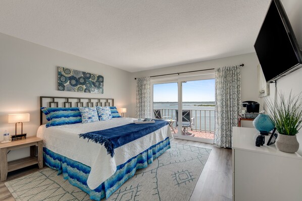 Wake up to this beautiful waterfront view while you enjoy your morning coffee