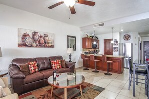 Comfortable living room area