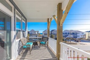 Top Floor Front Covered Porch off Living Room