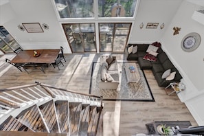 Open concept living area