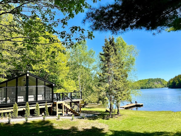 Cottage and Lake View