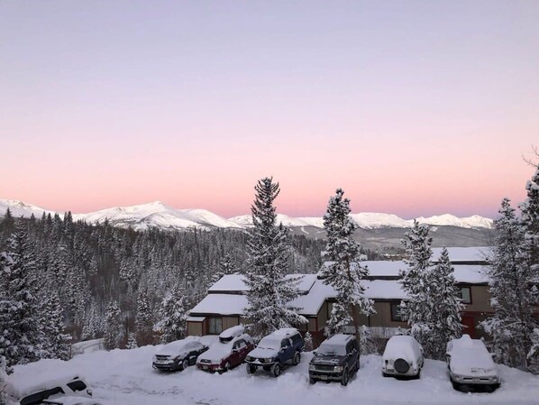 Welcome to our Mt. Baldy townhouse with great 10 mile range views!