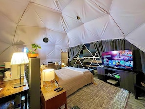 Beautiful insulated glamping dome