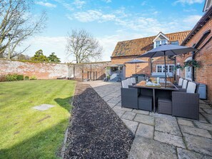 Outdoor seating area  | Middle Farm, East Harling, near Thetford