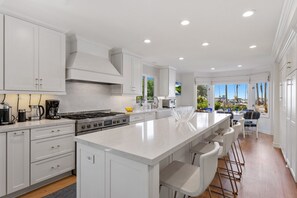 Clean and sleek kitchen