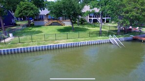 Brand new stairs to easily get in/out of the water with dock/ladder nearby.