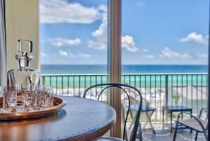 Stunning gulf views from living area