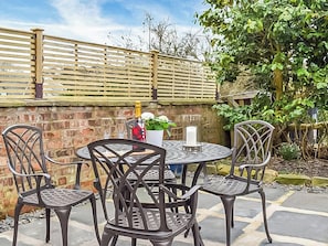 Outdoor area | Ugly Duckling Cottage, Broughton-in-Furness